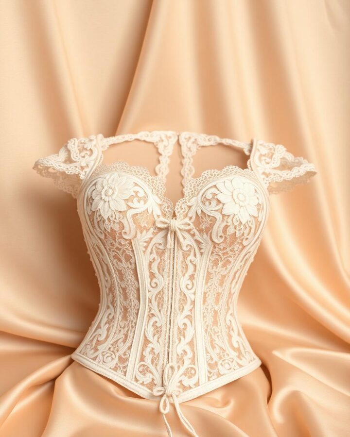 Corselet Dentelle Ivoire